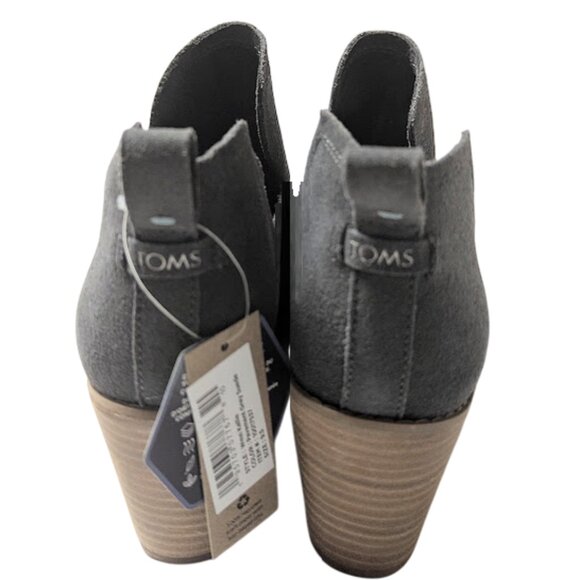 Toms Kallie Womens Cushion OrthoLite Eco Footbed Wedge Heel Bootie NWOB Size 9.5 - Picture 5 of 6